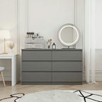 Kadyn Modern 6 Drawer Dresser Wood Cabinet, Dresser for Bedroom, Kitchen Storage Cabinet with Drawers - Product image 9