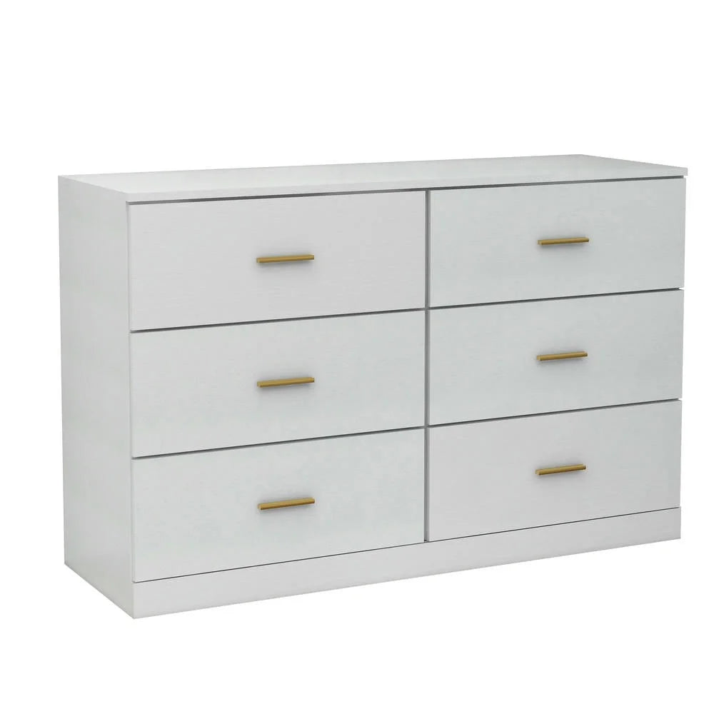 Kadyn Modern 6 Drawer Dresser Wood Cabinet, Dresser for Bedroom, Kitchen Storage Cabinet with Drawers - Product image 56