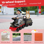 6V 2-Seater Ride On Train with Detachable Carriage, Under-Seat Storage, Whistle & Flashing LED Lights - Product image 8