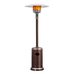 50, 000 BTU Propane Patio Heater, Standing Stainless Steel Outdoor Heater with Wheels, Triple Protection - Product image 2